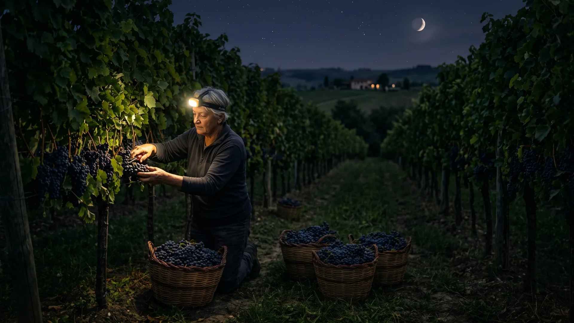 Night harvest — vineyard data
