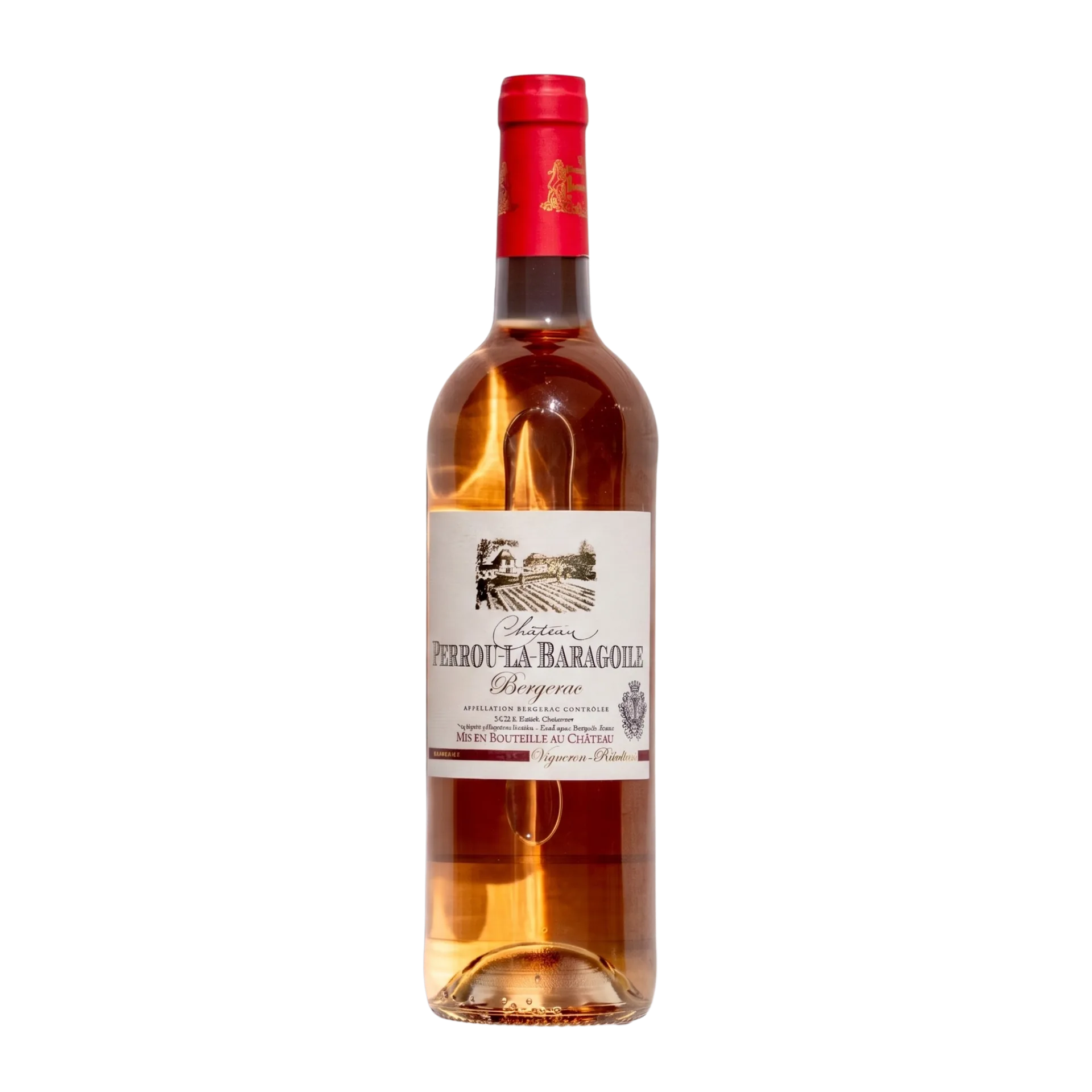Bottle of Château Perrou Rosé