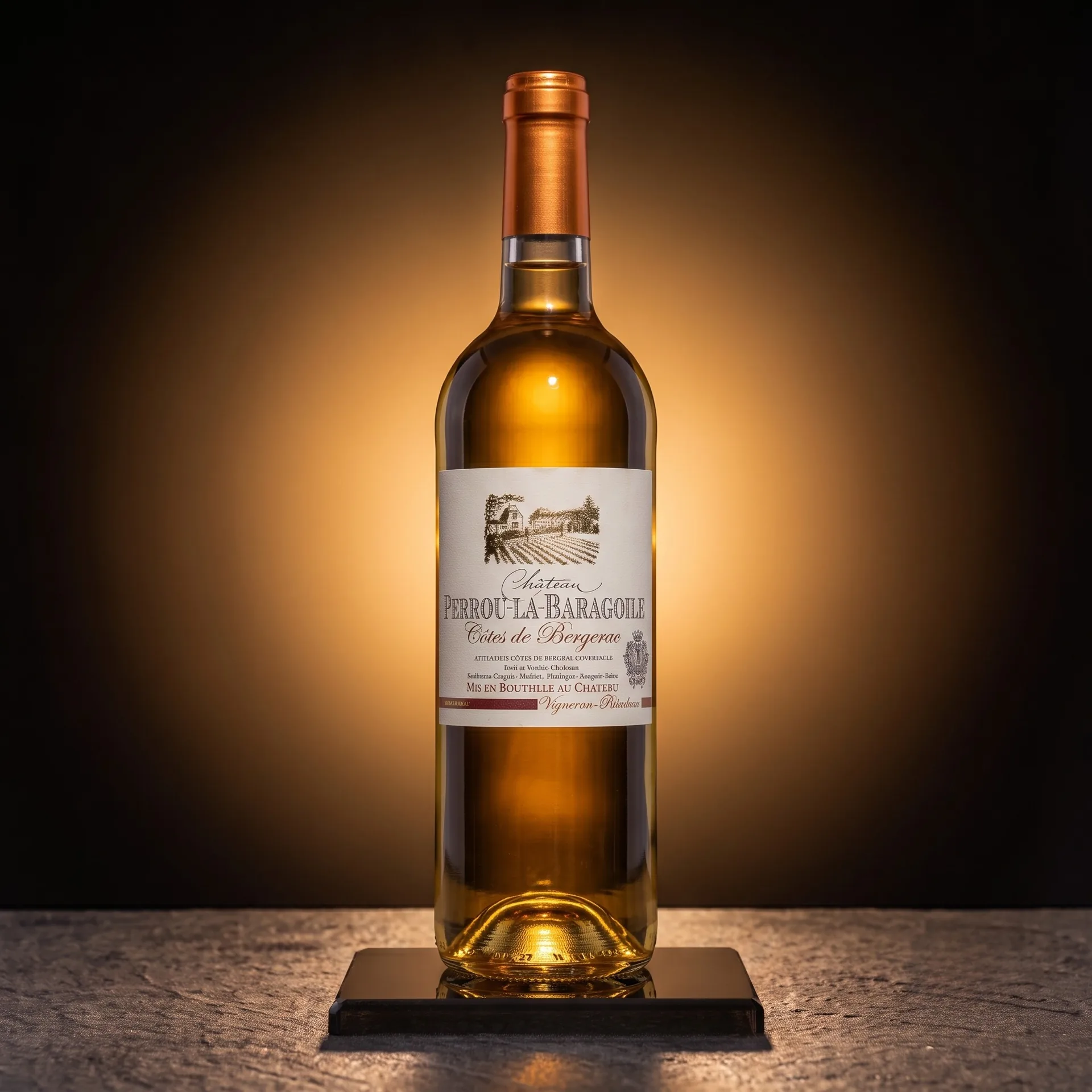 Bottle of Côtes de Bergerac Moelleux