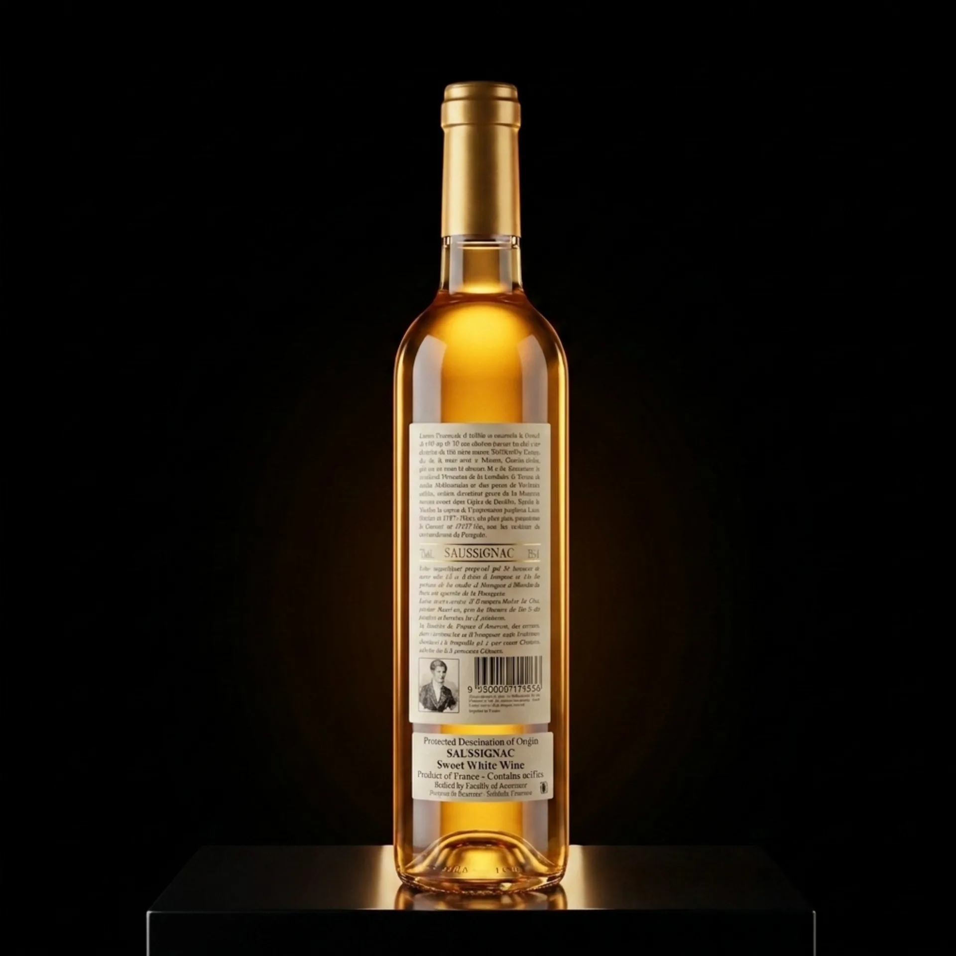 Saussignac label detail